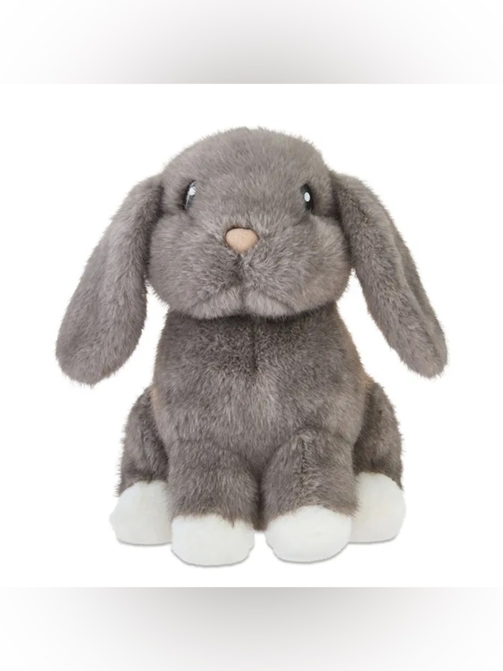 Grey bunny plush.